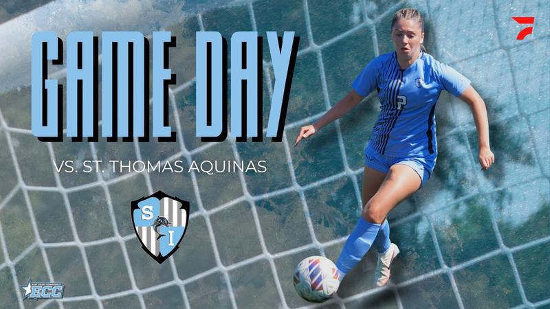 GAME DAY: WOMEN'S SOCCER BEGINS ROAD STINT WITH THOMAS AQUINAS