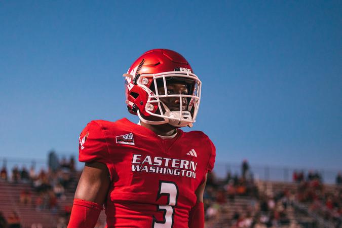 eastern washington football helmets Eagles Auto Emblem Chrome auto emblem with full color dome acrylic inlay Wells earns preseason All-American from