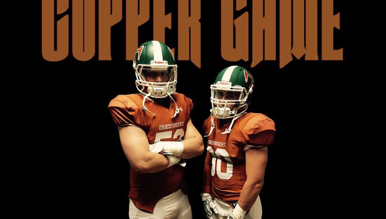 copper football helmet with Faceguard The rainbow glow of hand Giant Football Helmet Copper Cookie