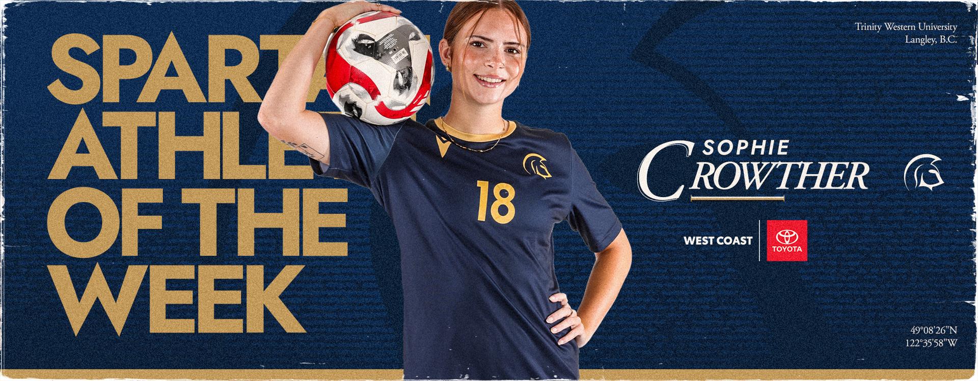 SPARTAN FEMALE ATHLETE OF THE WEEK I SOPHIE CROWTHER