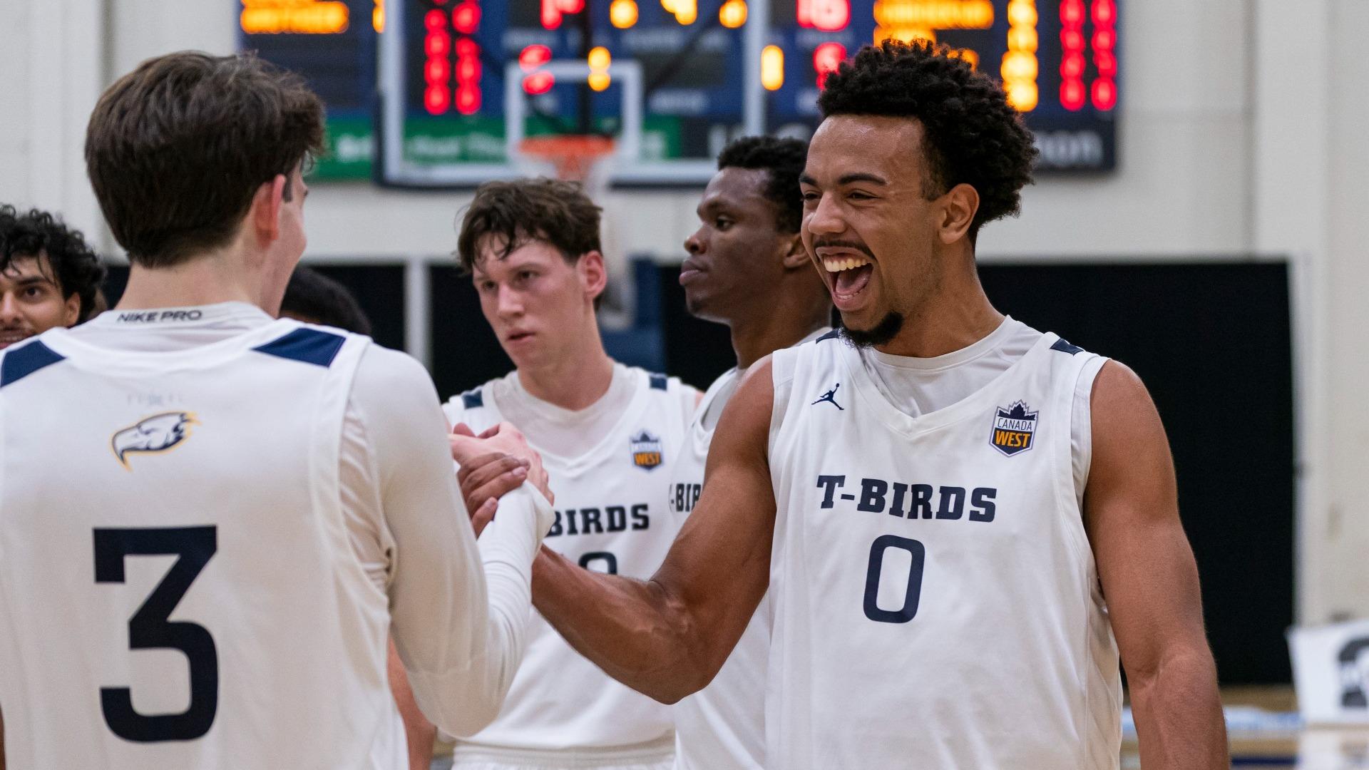 Thunderbirds win close battle with Spartans to begin conference play