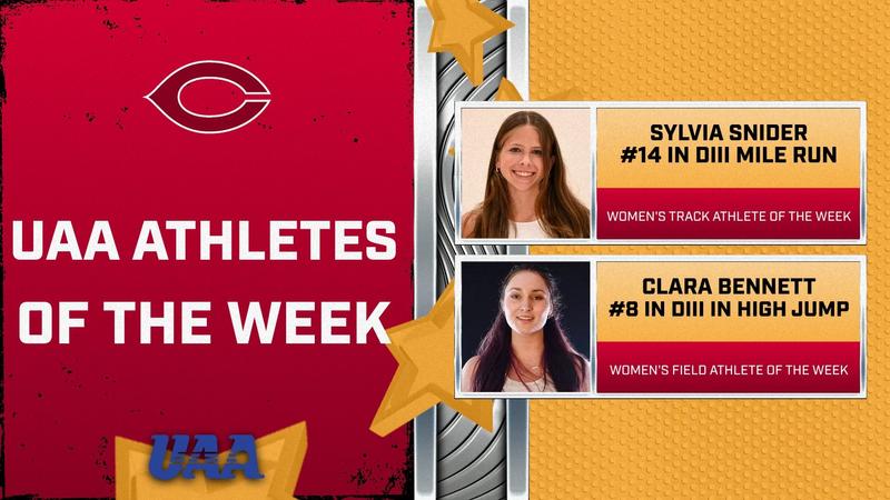 Timber Bennett Track Bennett and Snider Bring Home UAA Women's Track & Field Athlete of the ...