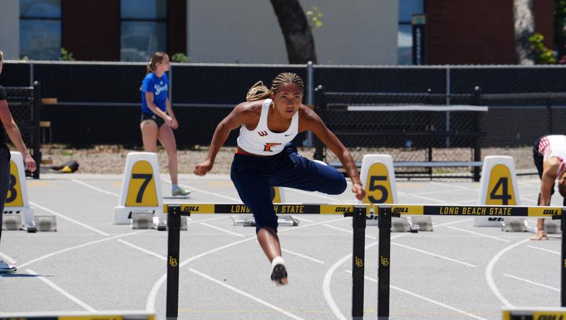 FEATURE: T&F's Maya Osola tests her mettle in combined events - Cal State Fullerton