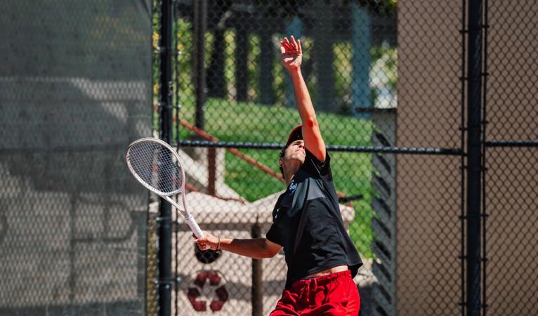 Men's Tennis Posts Two Singles Victories During Friday's Pacific Invite