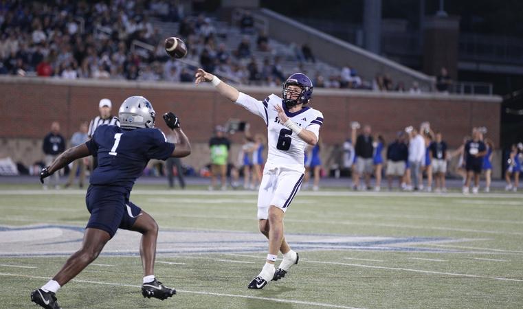 Stonehill football: O’Connell Throws for 380 Yards and 4 TDs, Comeback Falls Just Short at UNH, 42-35