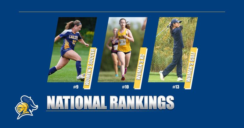Carleton Ranking National Rankings: Women's Soccer, Women's Cross Country, and Women's ...