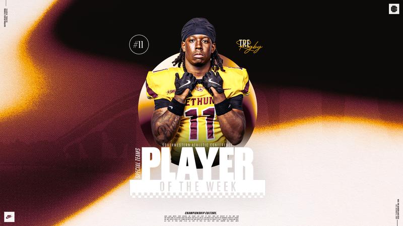 Bethune-Cookman football: Rigby Named Special Teams Player of the Week