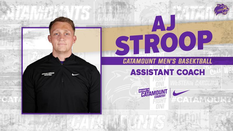MBB Assistant Coach - AJ Stroop Graphic