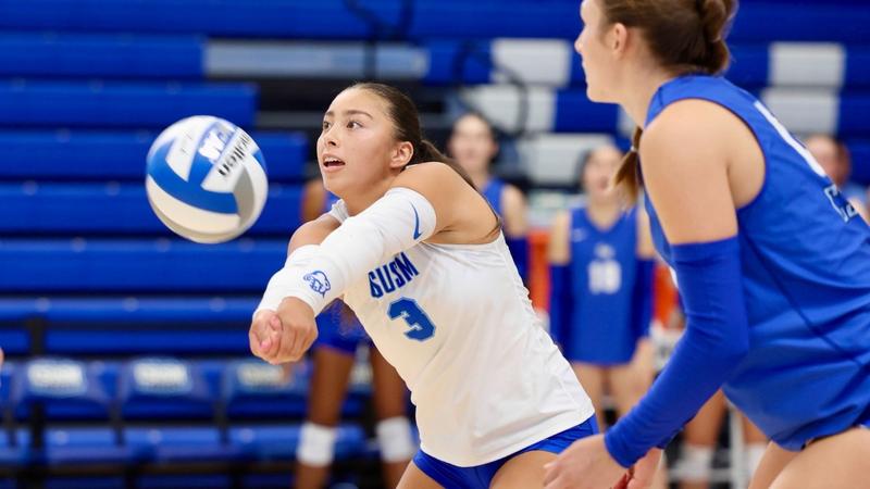 Csusb Cheer CSUSM Drops Three-Set Match to CSUSB - Cal State San Marcos Athletics