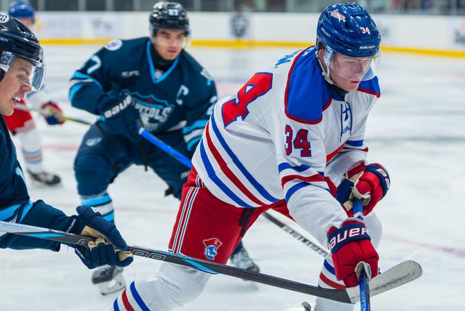 Reese Shaw is a 2005-born forward for the Buccaneers. He has grown exponentially as a player and teammate this season and is not yet committed to playing college hockey.