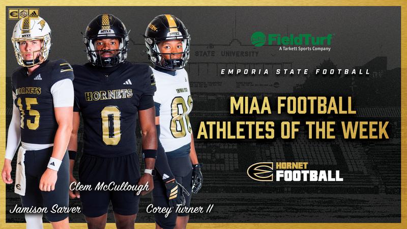 Sweep of MIAA Athlete of Week for Emporia State Football