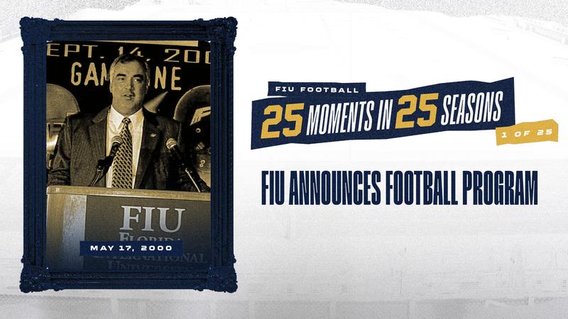 25 Moments in 25 Seasons: When FIU Announced Its Football Program