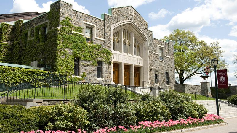 The exterior of the Rose Hill Gym