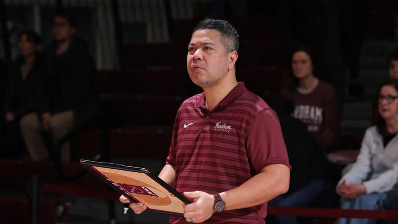 Mike Magpayo gets ready to draw up a play