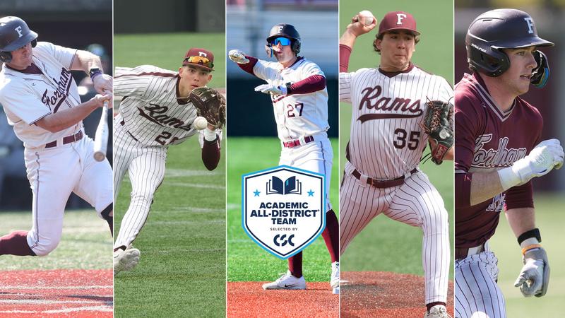 Five Baseball Rams Named CSC Academic All-District - Fordham University Athletics
