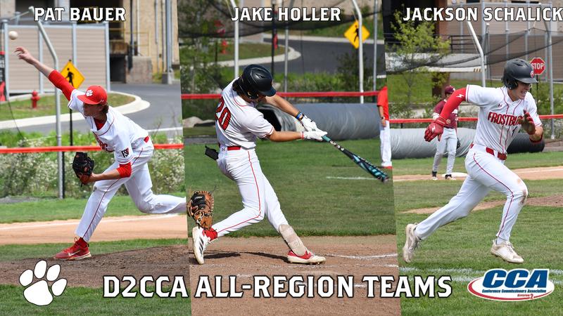 Holler, Bauer, Schalick Earn D2CCA AllRegion Recognition Frostburg