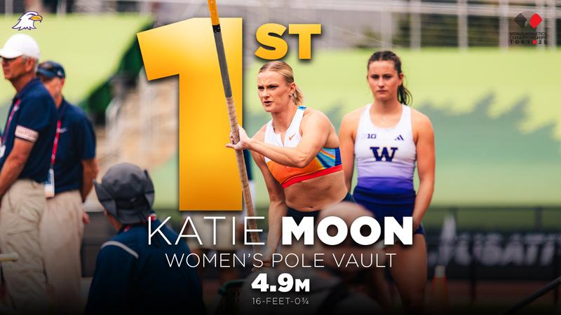 Kate Moon Moon Takes Gold In Outdoor Worlds Pole Vault Final - Ashland University