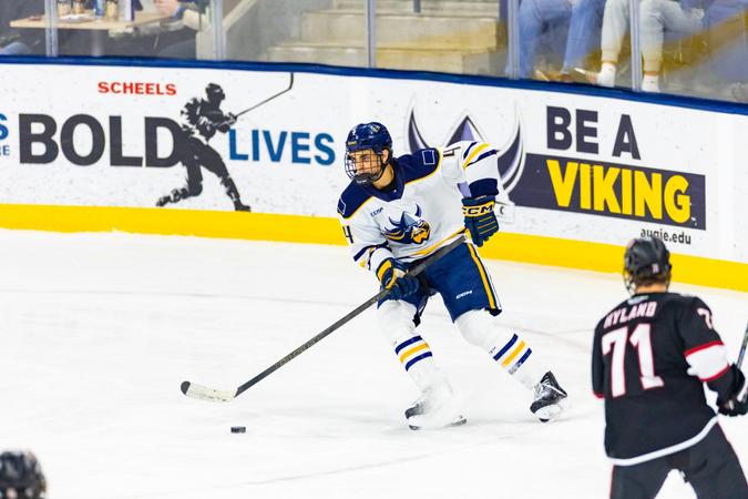 Tyler Rundle Hockey Opens New Year Against Colorado College - Augustana University ...
