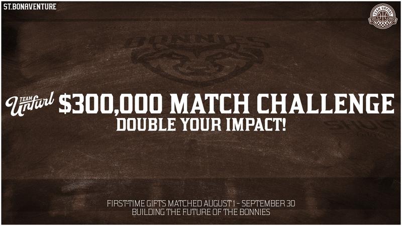 Team Unfurl Matching Gift Challenge ανακοινώθηκε για το μπάσκετ ανδρών