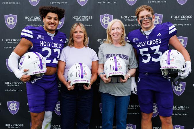 Holy Cross football: Burton, Miller named recipients of McGovern Family Football Awards