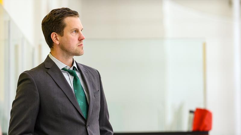 University of Alaska Anchorage head hockey coach Matt Shasby announced today that he is stepping away as head coach, effective immediately.