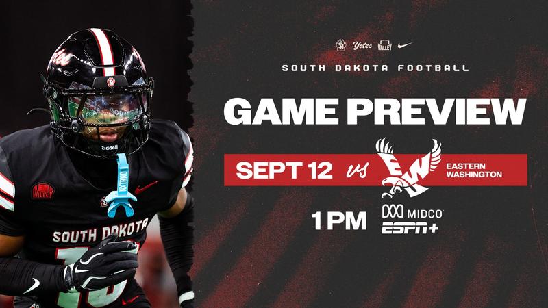 South Dakota football: PREVIEW: Yotes Welcome Eastern Washington on Saturday