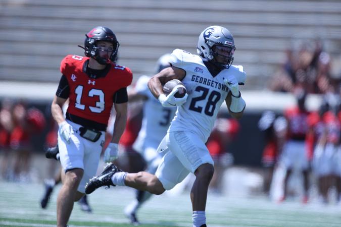 George Mathison Football Georgetown Football Defeats Davidson 51-14 in 2025 Season Opener ...