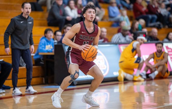 Jack Rheineck Pipers Dominate Martin Luther in 90-49 Win - Hamline University Athletics