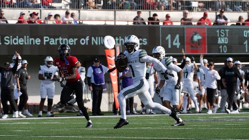 Hawai’i Beats Northern Illinois 56-21 to End Skid