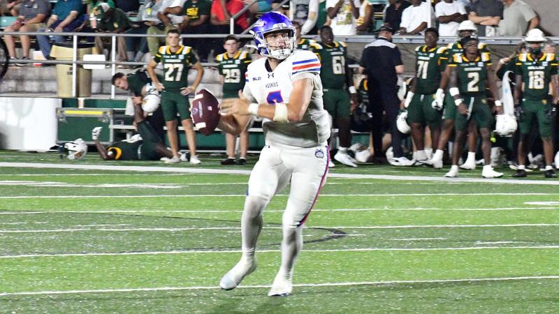 Houston Christian football: FB: Huskies Stun 19th-Ranked Lions in Hammond, 34-28