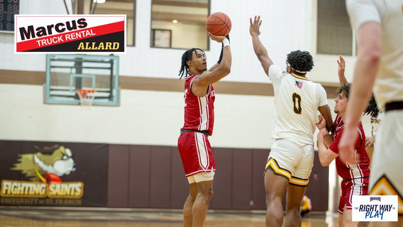 Barnes’ Record Night Lifts RedHawks Past St. Francis in CCAC Matchup ...