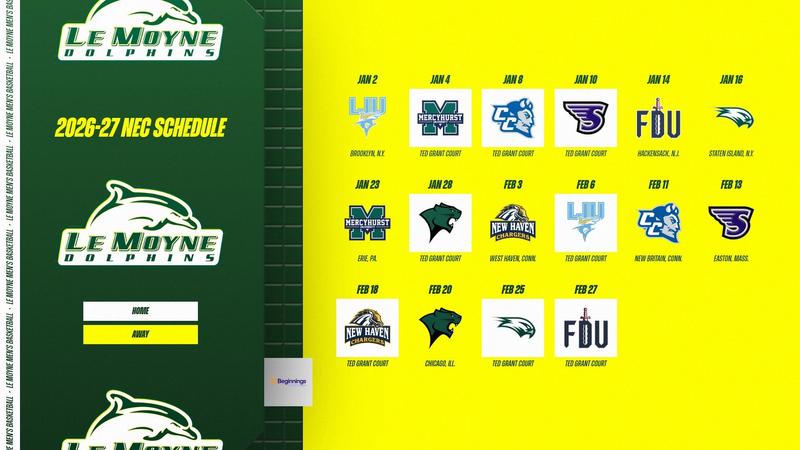 2026-27 Men's Basketball NEC Schedule