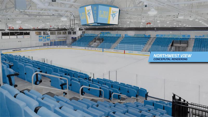 BROOKVILLE, N.Y. - Long Island University (LIU) announced a $3-million campaign to further establish a Division I hockey atmosphere at the Northwell Health Ice Center, home of LIU men's and women's ice hockey since 2021. The campaign underscores LIU's commitment to the continued momentum of both programs, reinforcing the fan experience while building on a facility that already meets the standard set by LIU hockey.
