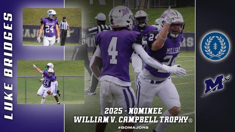 Luke Bridges Luke Bridges Nominated for 2025 William V. Campbell Trophy® - Millsaps ...