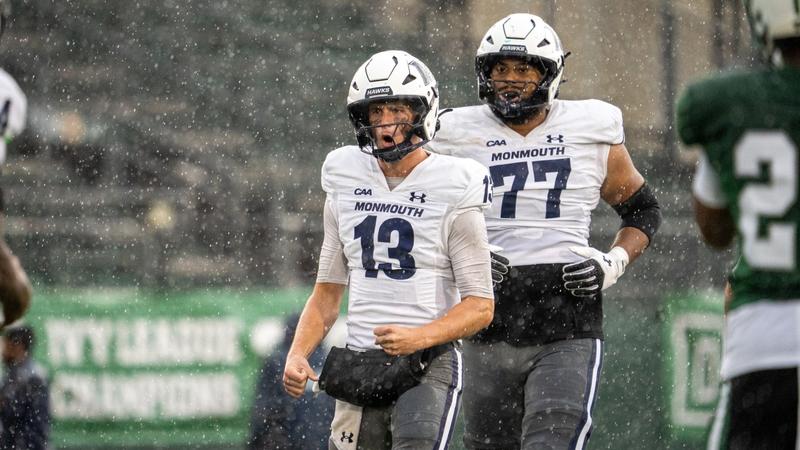 Monmouth football: Monmouth Comes from Behind for Thrilling 31-28 Win Over Dartmouth