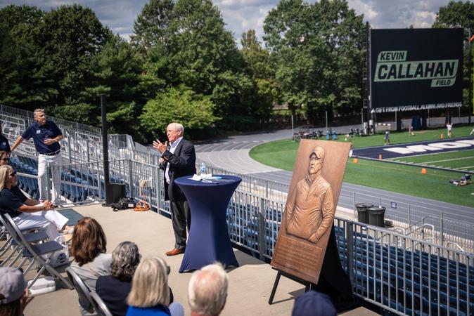 Monmouth football: Monmouth University Honors Coach Kevin Callahan with Field Naming Prior to Football’s Home Opening Win