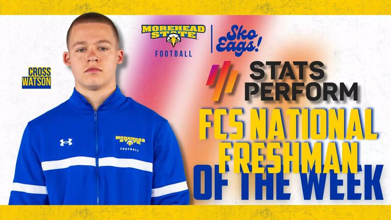 Morehead State football: Cross Watson Tabbed the Stats Perform FCS National Freshman of the Week