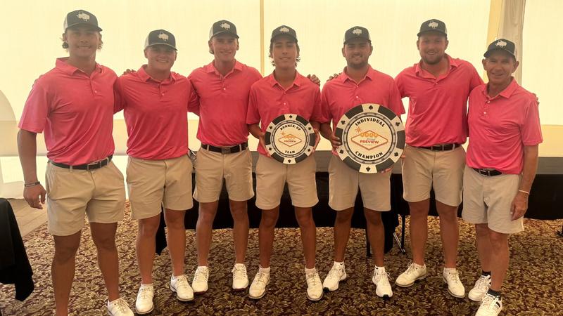 Bearden Wins Individual Title; Men's Golf Finishes 2nd at National ...