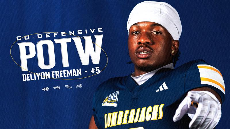 Northern Arizona football: Deliyon Freeman Garners Big Sky Co-Defensive Player of the Week Award