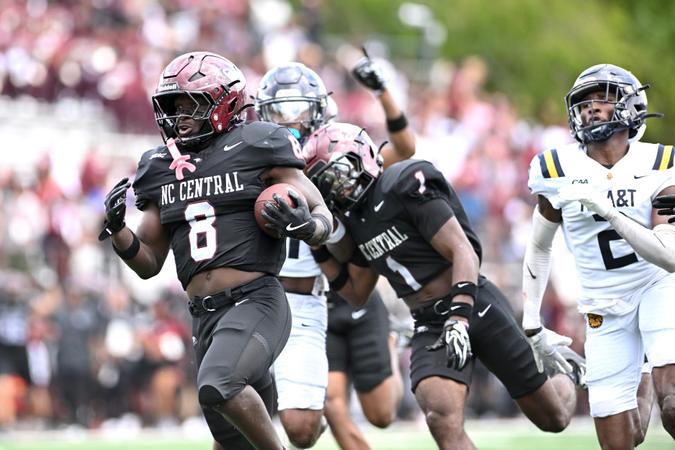 North Carolina Central football: Eagles Hold on to Win Annual Aggie-Eagle Classic
