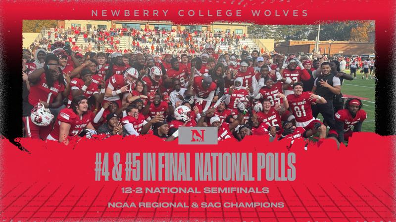 College Point Wolves Wolves Finish #4 & #5 In Final National Polls - Newberry College Athletics
