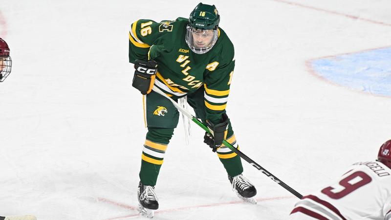 Sam Nowlan Two Empty-Net Goals Lift No. 15 Minutemen over Wildcats - Northern ...