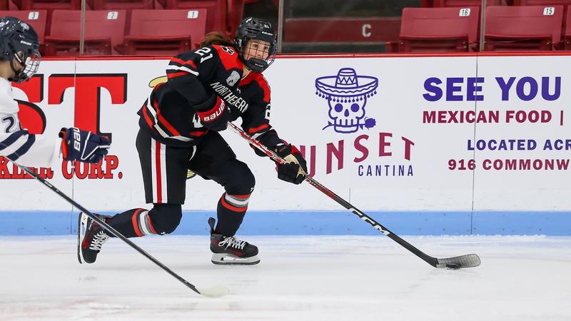 For the first time this season, sophomore Stryker Zablocki of the No. 6 Northeastern women's hockey team has been named the Hockey East Boston Children's Hospital Co-Player of the Week, the league announced Monday.