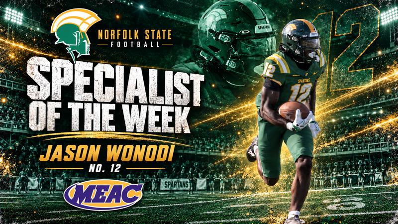 Norfolk State football: Wonodi Named MEAC Specialist of the Week