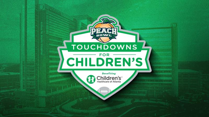 It’s in the Endzone! The Ninth Annual Peach Bowl Touchdowns for Children’s Fundraising Campaign Kicks Off It’s in the Endzone! The Ninth Annual Peach Bowl Touchdowns for Children’s Fundraising Campaign Kicks Off