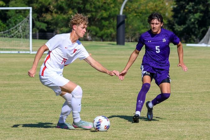 Tex Rhodes Men's Soccer Drops Two in Texas - Rhodes College Athletics