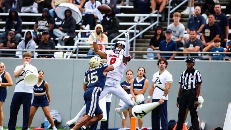 Robert Morris football: Colonials Battle Early, Fall to Akron, 45-10