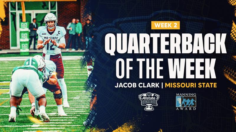 Mo Jacob Missouri State's Jacob Clark Selected as Manning Award Quarterback of ...