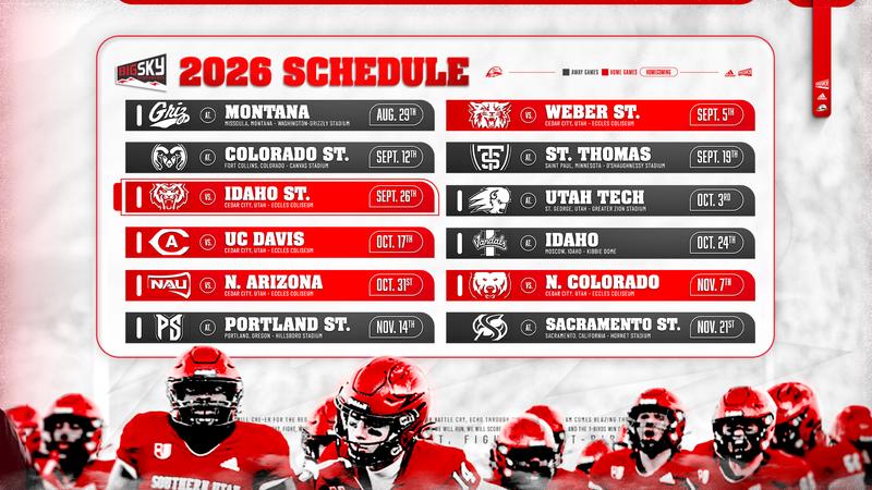 Suu Graphics Thunderbirds Announce 2026 Football Schedule, Marking Return to the Big ...