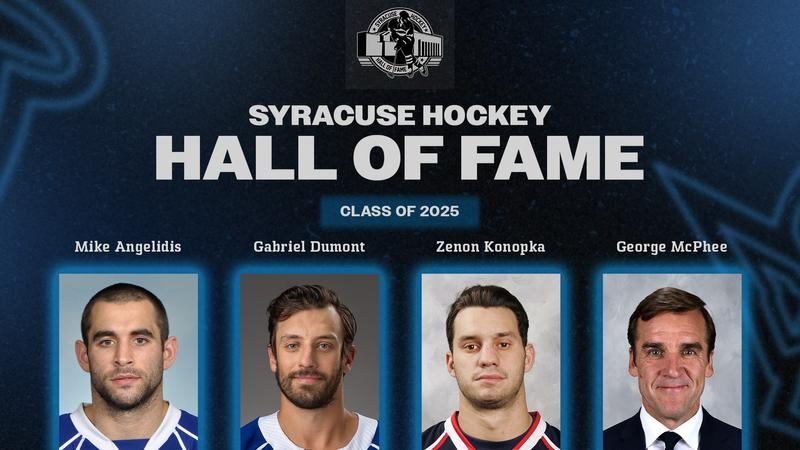 Syracuse Crunch Announce Syracuse Hockey Hall of Fame Class of 2025 ...